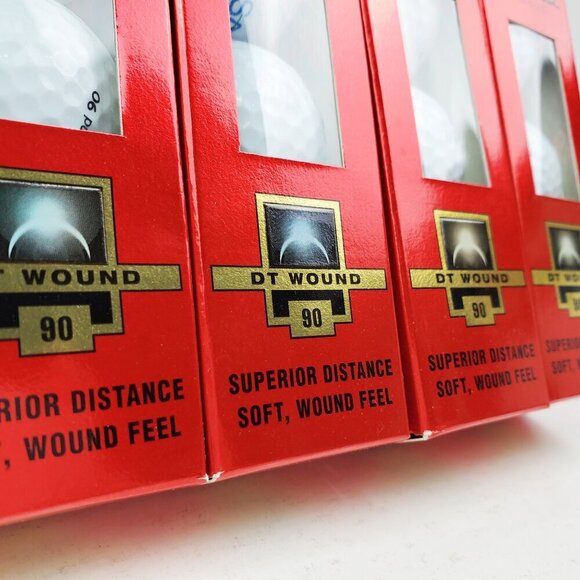 Titleist DT Wound 90 Golf Balls 12 Ct. Dupont Kosa Logos Made USA NOS - Picture 3 of 9